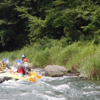 ホームステイ2日目★Go!ラフティング