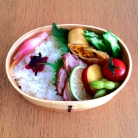 撮影用のお弁当