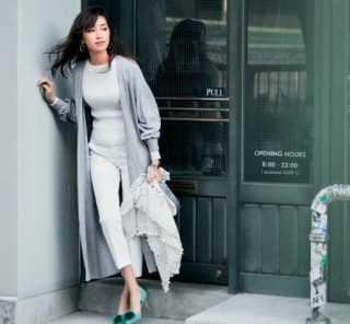 3/13 Tue. 暖かな日は、温度調節できる【ロングカーディガン】を利かせたワントーンコーデ