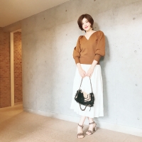 子供がいない日の春の休日ファッション