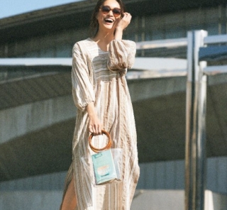 5/12 Sat.コンサバ派でも履きやすいベージュの【スニーカー】でワントーンコーデに