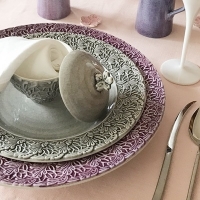 パステルの春、のテーブルコーディネート