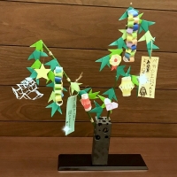 ハンドメイドの七夕飾り