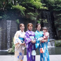 浴衣でランチ