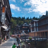 銀山温泉とコーヒードライブ