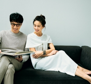 週末の夜は、【肩掛け風ドッキングワンピ】でちょっと色っぽく[3/22 Fri.]