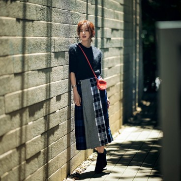 チェック柄コーデ 新しい40代 のためのファッション ライフスタイル誌 Story