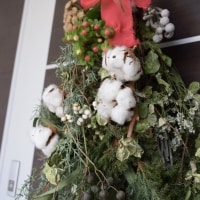 X'masスワッグ作り🌲