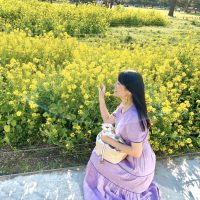 愛され春色♡着痩せ大人ワンピでシンプルに！