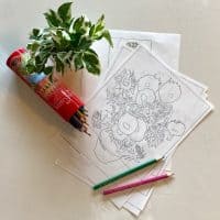 自宅でゴッホ塗り絵大会開催！　#おうち時間