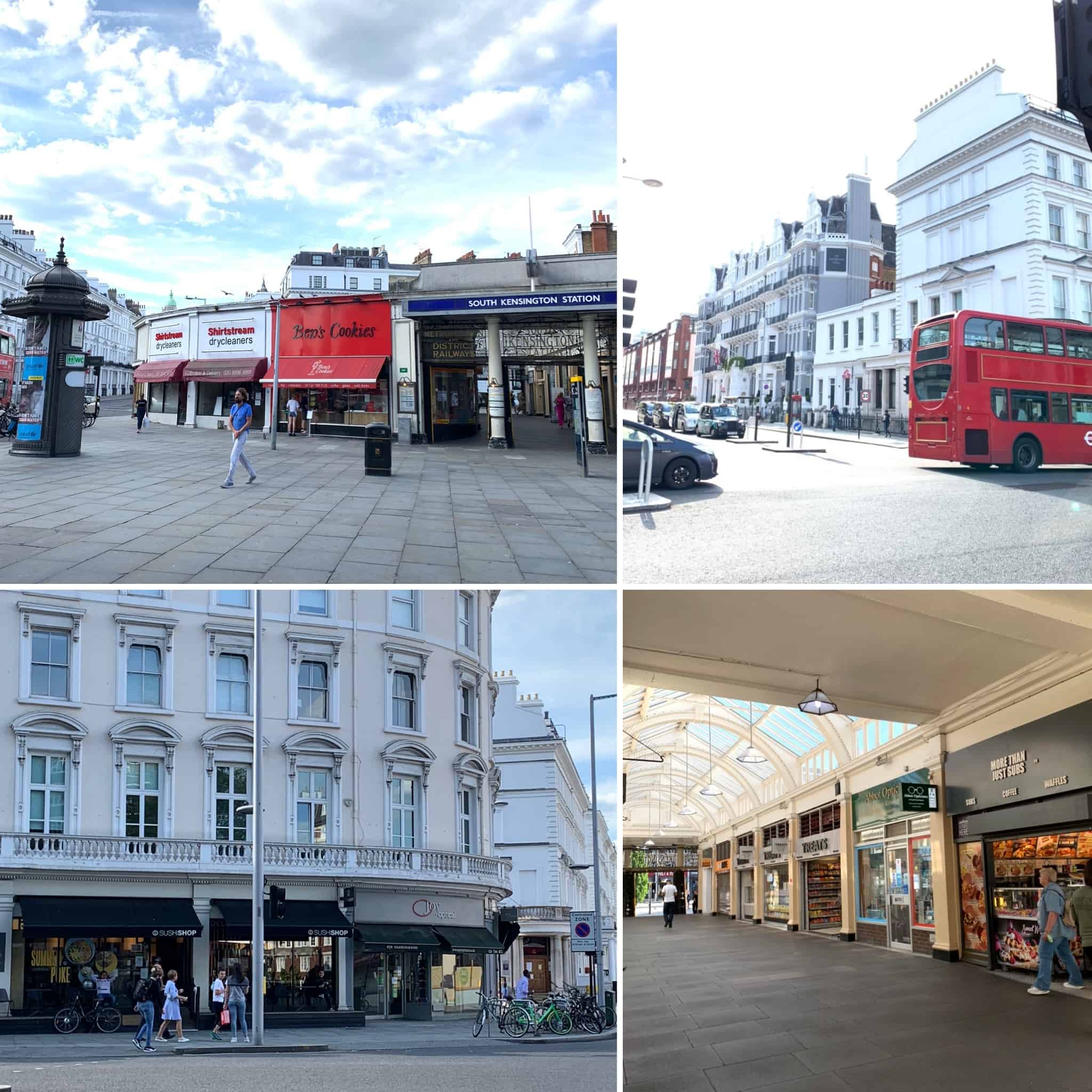 ▼ Museum が集まるSouth Kensington 駅周辺。 →7/4土の”Super Saturday”から、飲食店が本格再オープン。とは言え、全面オープンしているお店は、まだ全体の2/3ほど。