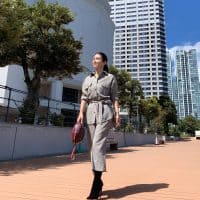 チェック柄で秋モードにシフト！セットアップコーデ♬