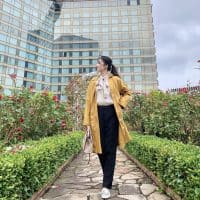 憧れ9つ星ホテルステイはボウタイブラウスコーデで！