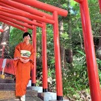 【金沢】着物で秋のおでかけ　石浦神社