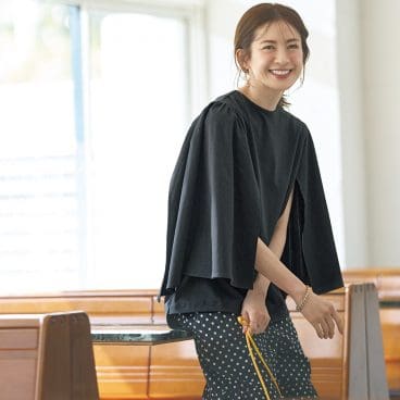 ドット柄コーデ 新しい40代 のためのファッション ライフスタイル誌 Story