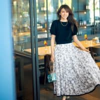 【連載最終回】〝すっきり魅せ〟が得意なJUSGLITTYからセレクト〈STORYスタイリスト発〉着やせメセンで好印象♡