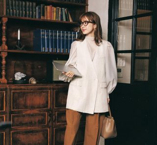 定番コーデに【ジレ】を羽織って連休明けの月曜を乗り切る！