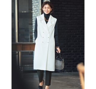 Tシャツに重ねるだけでオシャレな「大人ジレ＆ポンチョ」5選【ここから買えます】