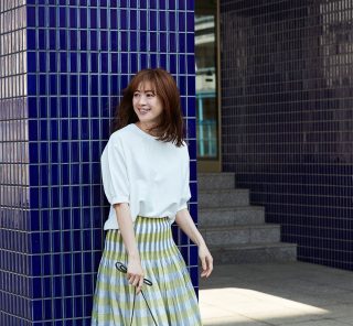 4/29（土）3年振りの再会ランチは　気負わずオシャレな2WAYチェックスカートで好印象 [日めくり7daysコーデ⑥]