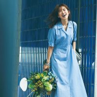 オシャレのスタートは、いつも「ブルー」で凜とする！