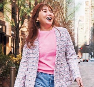 【マシュマロ体型】が活きる大人可愛いピンクの取り入れ方は？