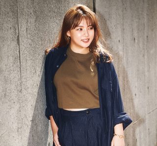 【マシュマロさんのコーデ術】羽織れる秋こそ短か丈トップスで肌見せカジュアルにトライ
