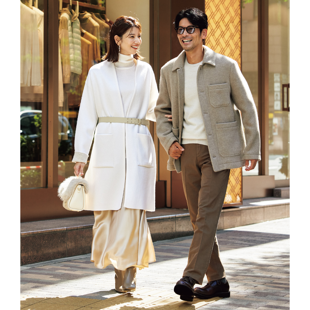 ペアニット名品〟で始める、冬の夫婦オシャレ – STORY [ストーリィ