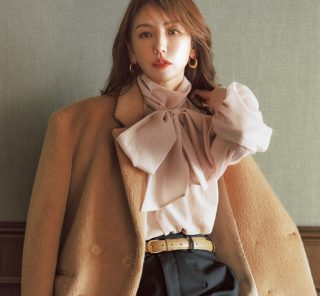 初出社は韓ドラの財閥ファッション風【ビッグリボンブラウス】で気分を上げて