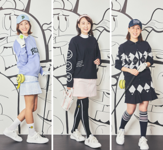 【気温別ゴルフコーデ】15〜19℃の日に40代女性にオススメの大人可愛い春ファッション3選＜PEARLY GATES編＞