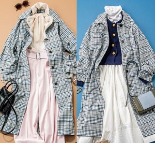 春先に活躍してくれる！重ね着もできる「スプリングコート」コーデ4選