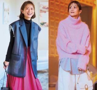 あなたはどっち派？40代がより映える「ピンク」アイテム8選