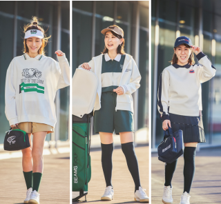 【気温別ゴルフコーデ】15〜19℃の日に40代女性が着たい、カジュアル派の春ウェア3選＜BEAMS GOLF編＞