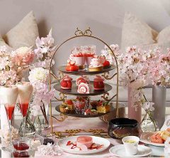 春爛漫!見ているだけで幸せな「いちご×桜のアフタヌーンティー」と「大人のご褒美パフェ」♡
