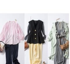 定番【ブラック・グレー・ネイビー】と一緒なら失敗しない！40代も春こそトレンドカラーに挑戦！ 【コーデ9選】