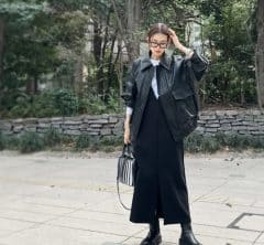 結局モノトーンが正解！【モデル私服コーデ】