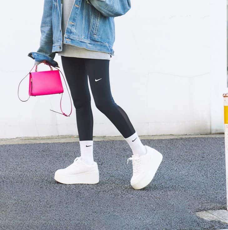 ZARAスニーカー kj着 綺麗めコーデにも合う！ZARAの真っ白厚底