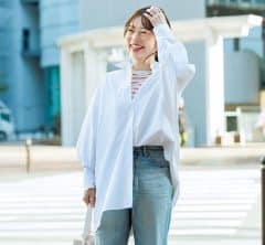 関西40代読者ではどんなデニムが流行ってる？【コーデSNAP】