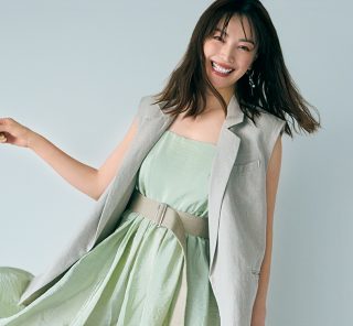 蛯原友里さん一押し！トレンドカラーの万能ワンピ