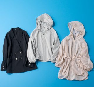 ユニクロ、GU、ミラ・オーウェンの高機能羽織りを「雨の日＆晴れの日」で着回し！【撥水・UV・マシンウォッシャブルetc】