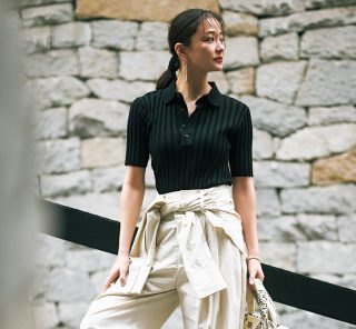 40代が気になるヒップラインにも強い！中越典子さんが着こなす【パンツコーデ10選】