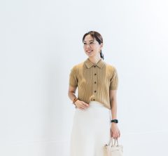 【40代のユニクロ】梅雨時期から秋まで活躍してくれる「半袖ニット」ならモト取れ間違いなし［コーデ3選］