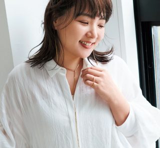 野呂佳代さん　マシュマロ体型と相性のいい【ひとクセありな華奢アクセ】