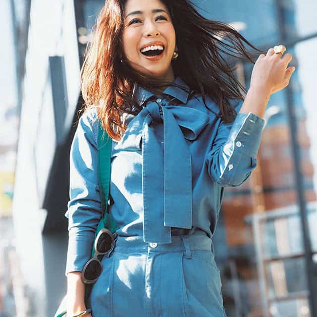 キレイめセットアップで40代も【デニムonデニム】にトライ！ – STORY
