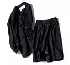 通勤にも使えてお洒落！ジャケットセットアップの涼しげ【ハーフパンツ】