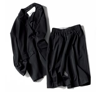 通勤にも使えてお洒落！ジャケットセットアップの涼しげ【ハーフパンツ】