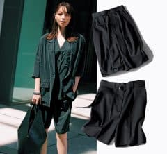 まだまだ暑い日のオシャレに。【黒ハーフパンツ】でマンネリ打破！着こなし〈7選〉