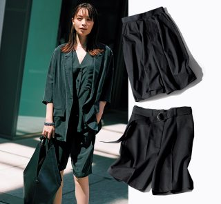まだまだ暑い日のオシャレに。【黒ハーフパンツ】でマンネリ打破！着こなし〈7選〉