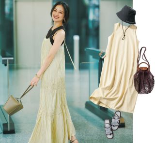 脱・黒ワンピ！“ベージュ感覚”で着られる【くすみイエロー】が新定番