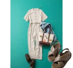 【ユニクロ】の今っぽ厚底「サンダル」が、真夏の軽装コーデを引き締める！