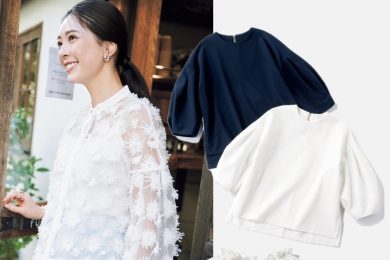 【夏でも長袖派】な40代にぴったりの「ブラウス&プルオーバー」【7選】
